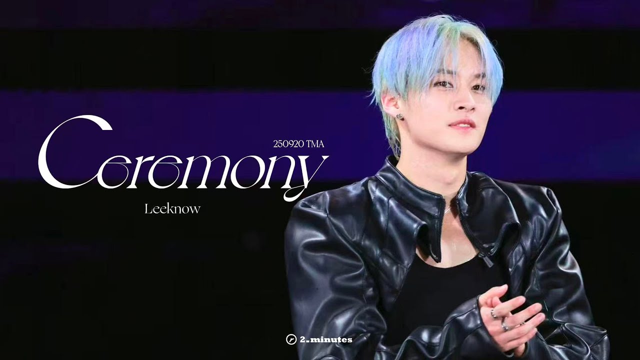 [4k Fancam]250920 TMA 리노 Leeknow ‘Ceremony’