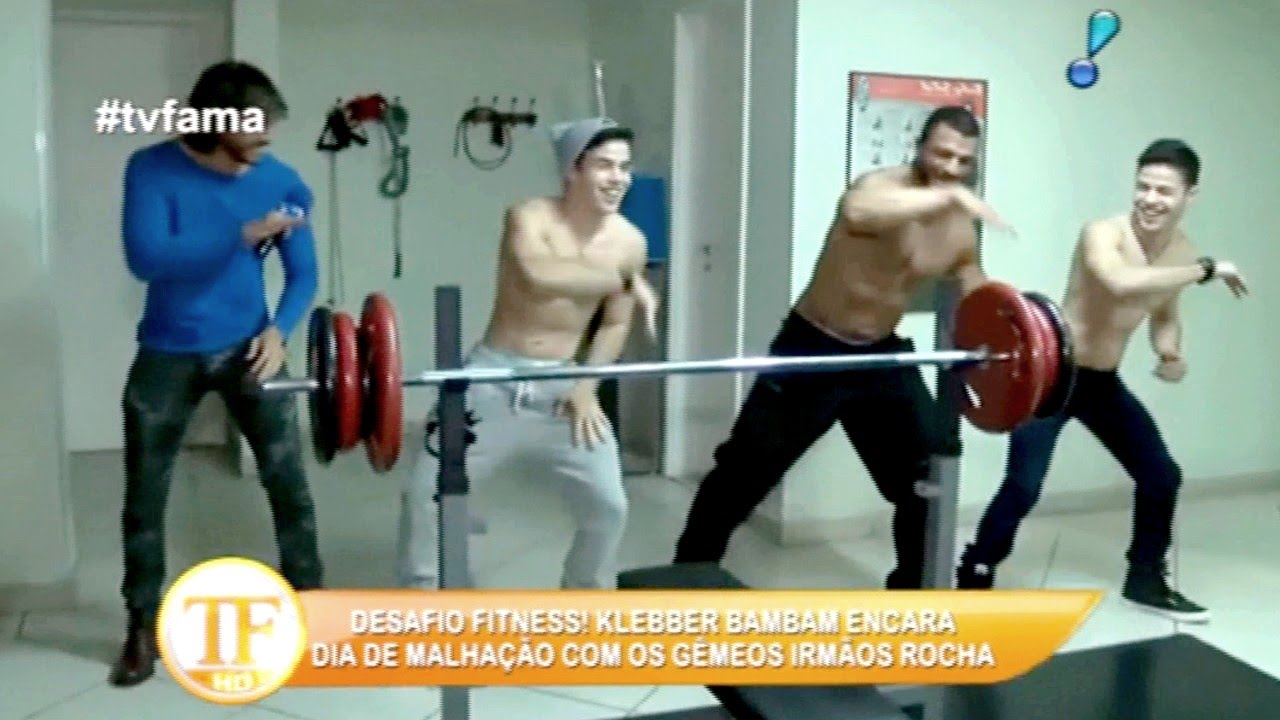 Brothers Rocha participam do #DesafioDoBambam no TVFama