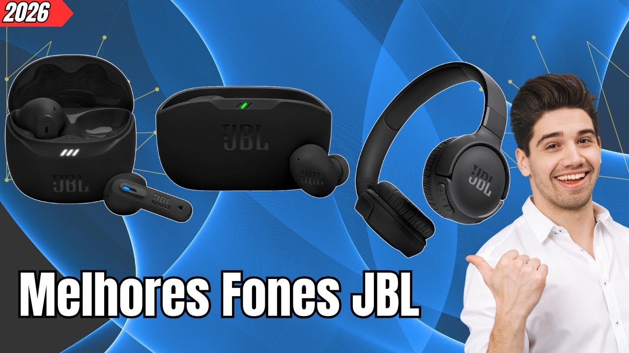 TOP 3 Fones JBL 2026: Som Potente, Qualidade e Custo Benefício