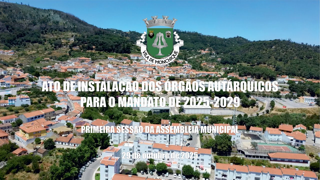 ATO DE INSTALAÇÃO DOS ÓRGÃOS AUTÁRQUICOS PARA O MANDATO DE 2025-2029