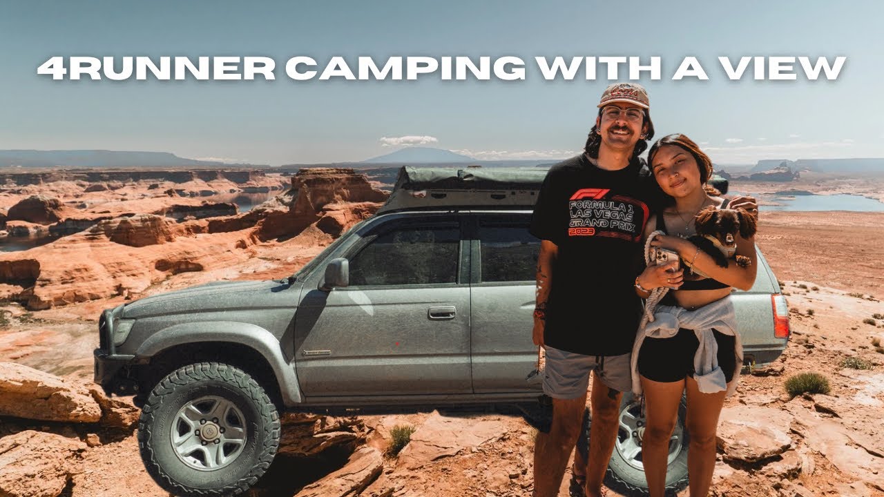 WE CAMPED OVER LAKE POWELL?! | 4runner truck camping