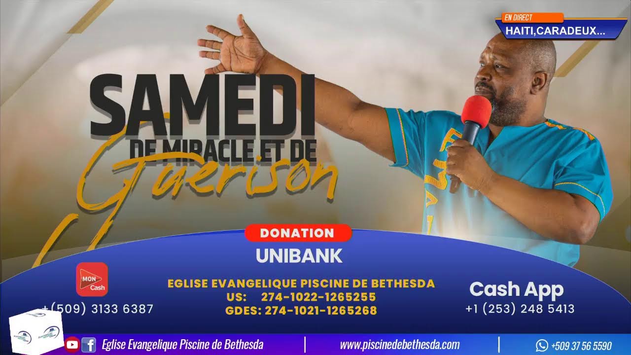 SAMEDI DE MIRACLE ET DE GUÉRISON \ 29JUIN 2024
