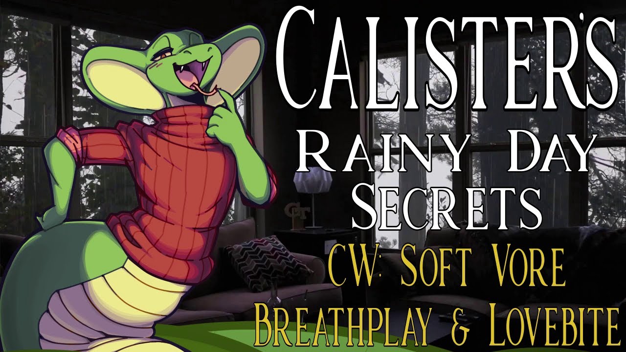 Coffee and Coils: Calister's Rainy Day Secrets [Naga ASMR: Vore, Hypnosis & Fang/Breathplay]