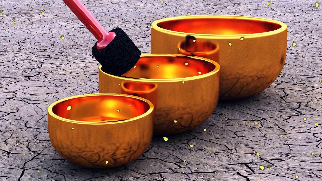 3 HOURS Long Tibetan Singing Bowl Meditation Chakra Healing  _ Third Eye  _  Brow Chakra