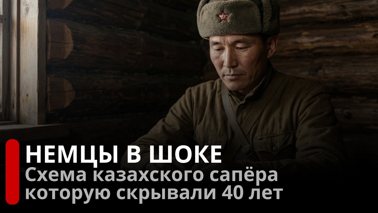 Немцы потеряли за 6 секунд больше, чем за 3 дня боёв. Один казахский сапёр. Одна схема
