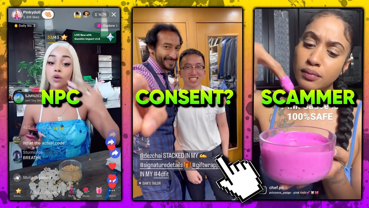 These People Unleashed Chaos (PinkyDoll, Sam's Tailor, and Pink Sauce.)