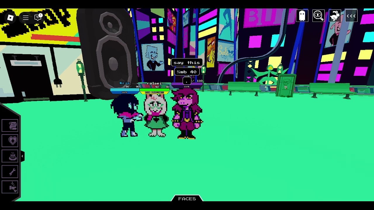 Tutorial how use %Mb command for Chechos Deltarune RP [With Friends]
