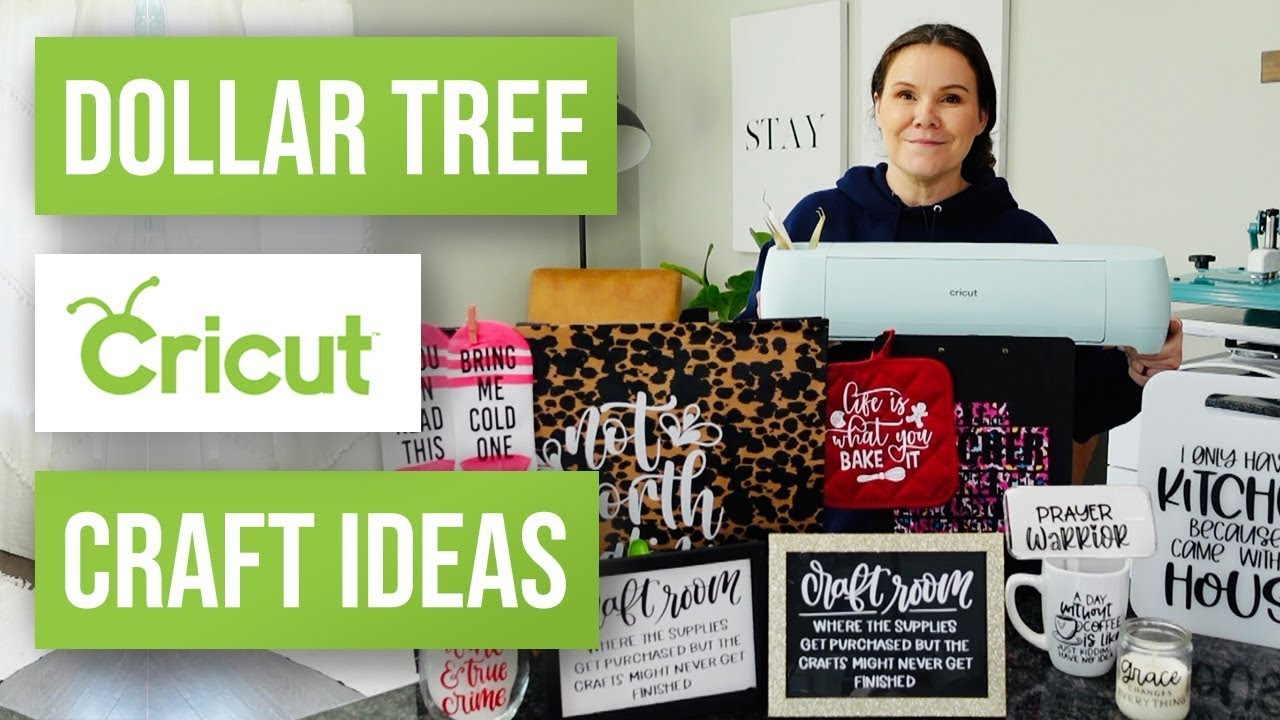🔥 10 Dollar Tree Cricut Craft Ideas