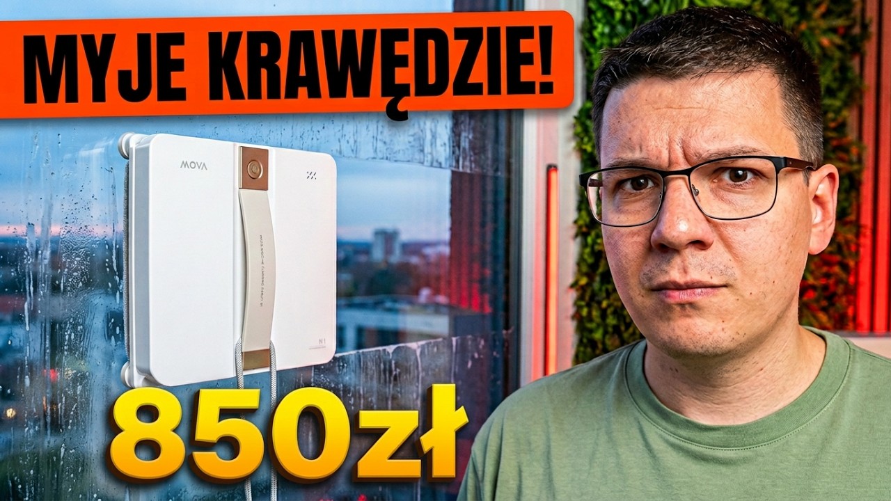 Robot do okien za 850 zł - warto? | Test MOVA N1