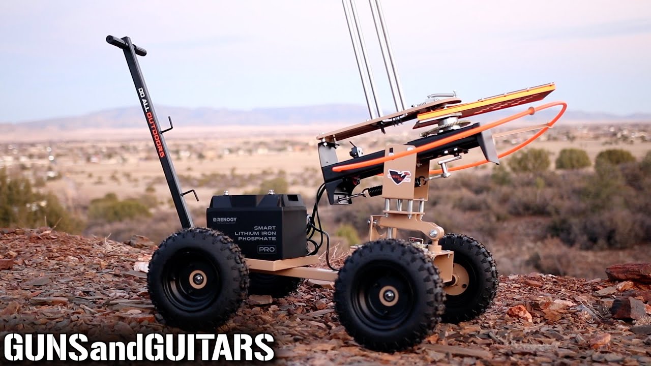 NEW OFF ROAD CLAY PIGEON THROWER WITH WOBBLE BASE! Do-All Wheelhouse Full Review