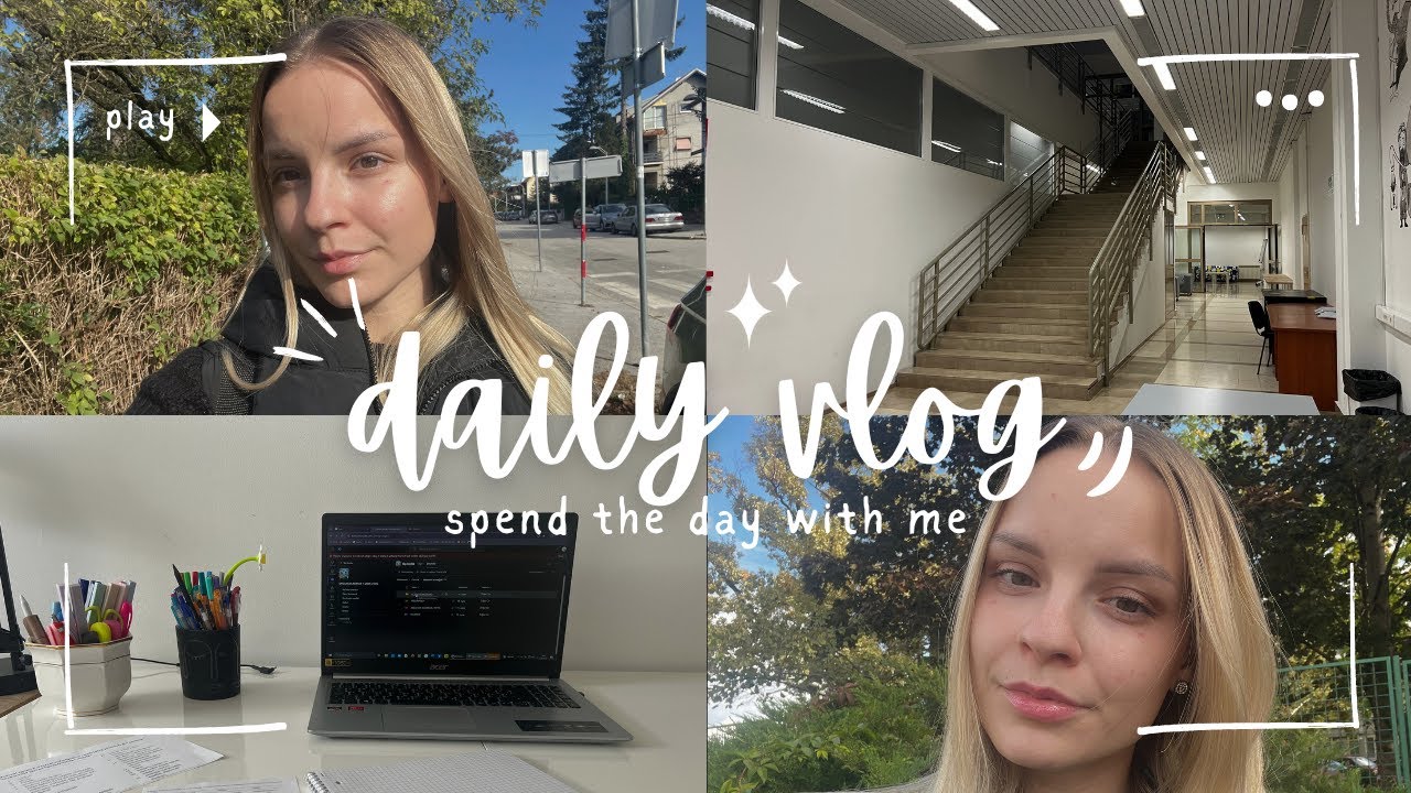 DAN BEZ PREDAVANJA 🥰🎀 || učenje, trening, dojam nakon prvog tjedna, tips&talk