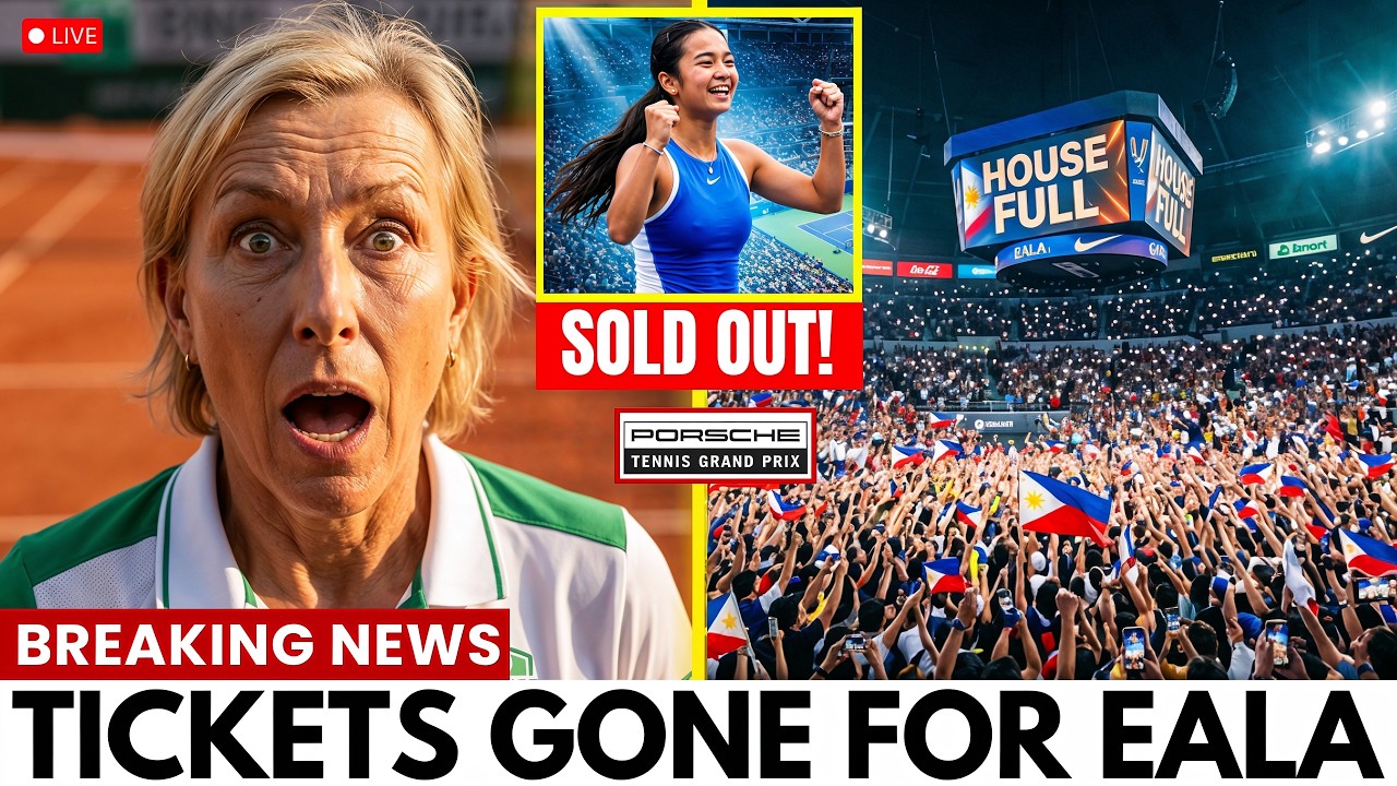 SOLD OUT! Martina Navratilova Can&rsquo;t Believe Alex Eala Ticket Madness at Stuttgart Open 2026