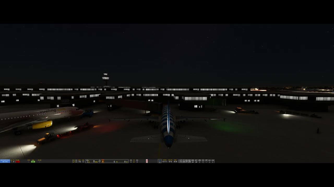 MSFS2020 mit dem Fenix von LEPA nach EDDH