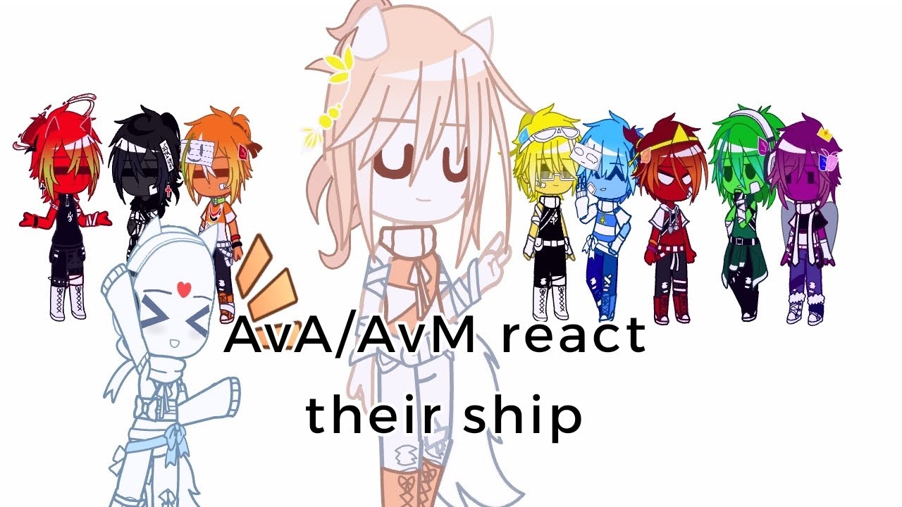 ◇ AvA/AvM react their ship ✨🥲 (image)  // Ship AU  \\ Read description ⬇︎