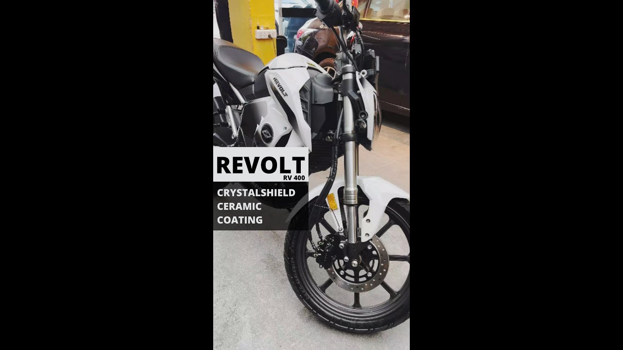Revolt RV400 Electric Bike - Crystalshield Ceramic Coating #ytshorts