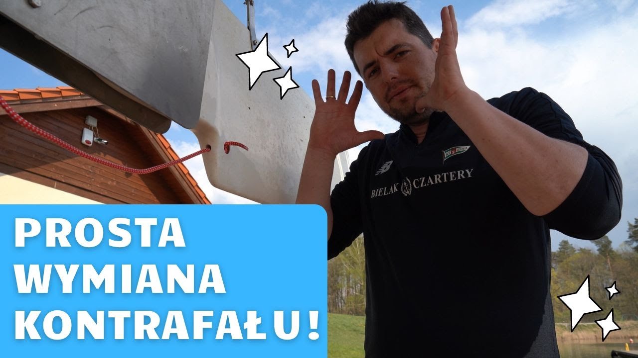 Wymiana kontrafału na jachcie ze sterem głębinowym