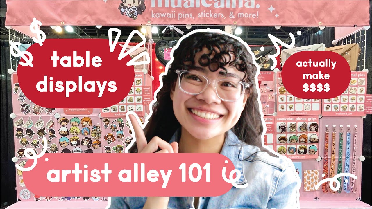 Successful Artist Alley Table Display Tips for Beginners in 2026 (With Photo Examples!)
