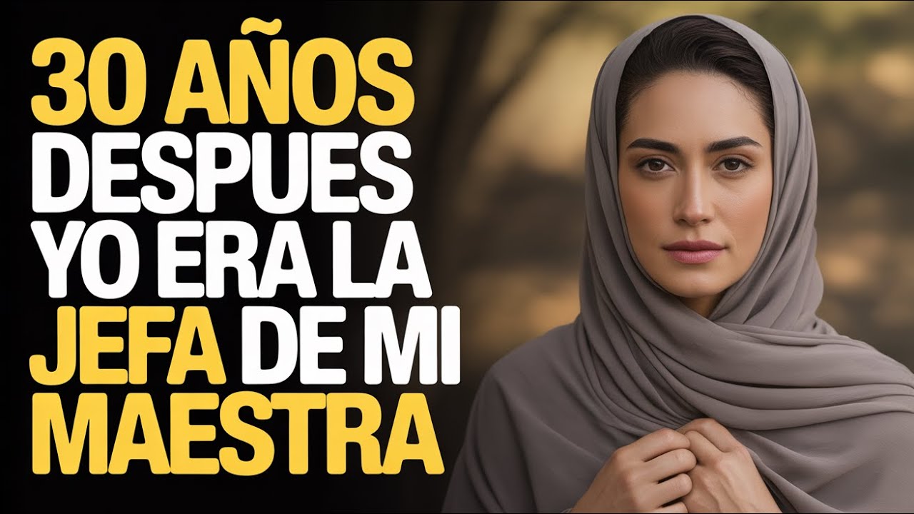 A los 10 me expulsó la maestra. 30 años después, apareció en mi oficina… yo era su jefa