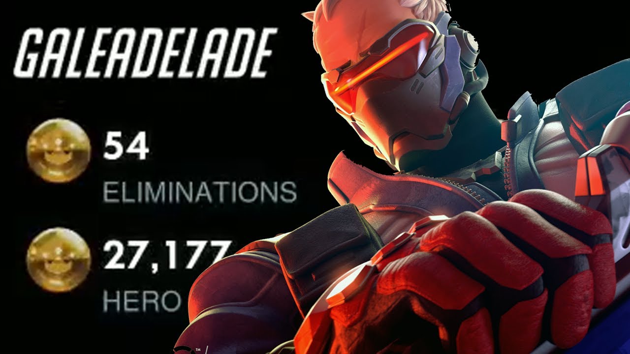 54 ELIMS! 27K DMG! GALE INSANE SOLDIER 76 GAMEPLAY OVERWATCH SEASON 29 TOP 500