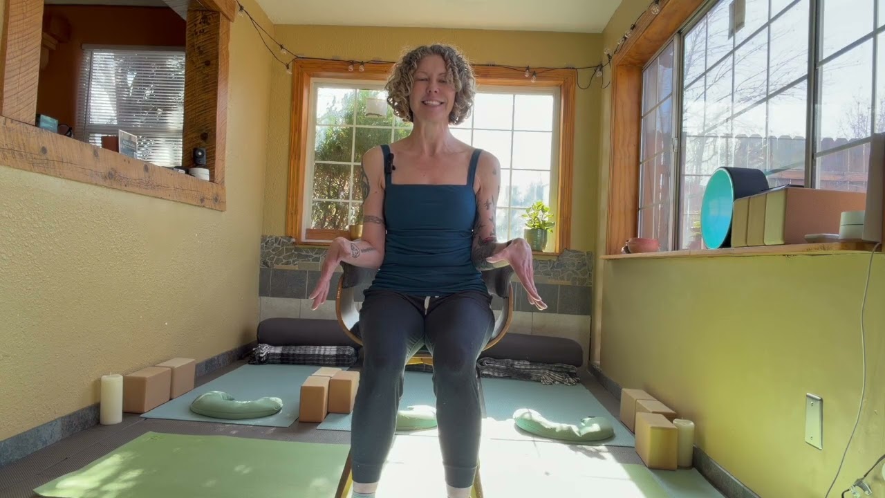 15-Minute Chair Yoga | Gentle Seated Yoga for SeniorsADD TITLE HERE