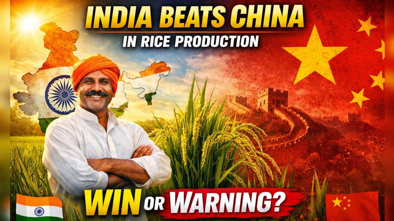 India beats china in rice production🌾 Should we celebrate? or worry? (full reality explained) 