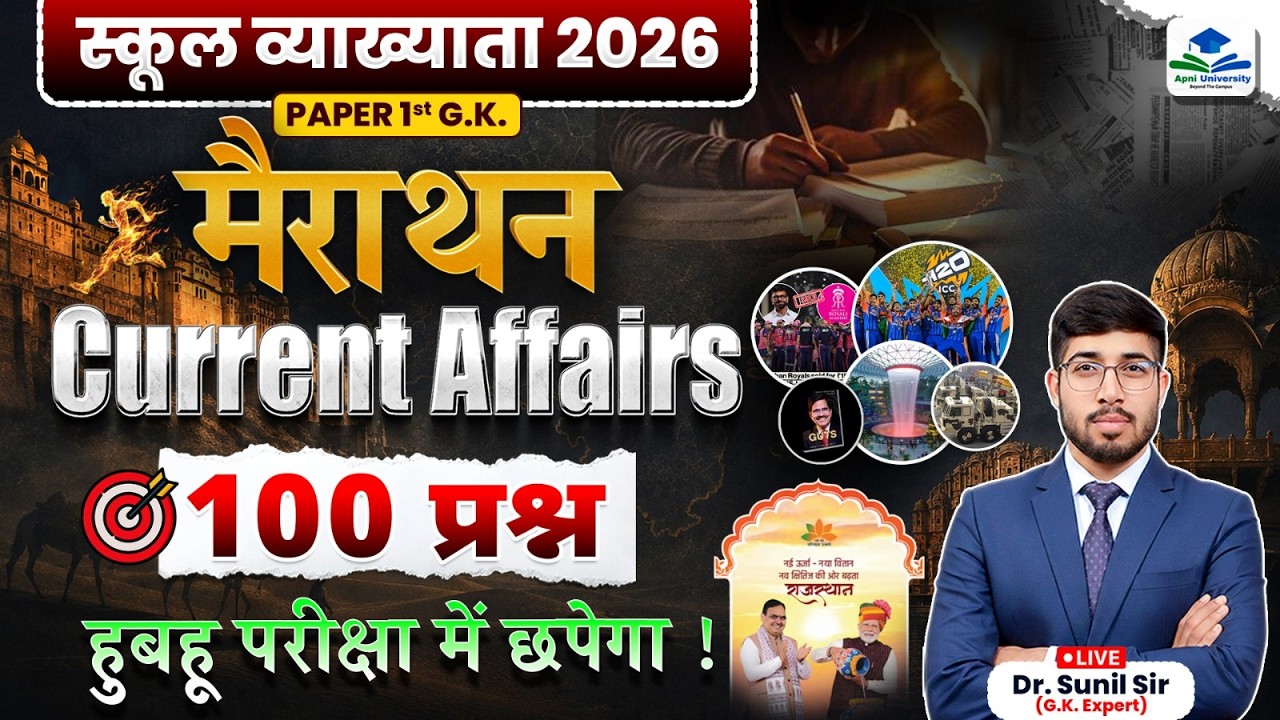 Most Important Current Affairs | 1st Grade Paper 01 GK Current | School Lecturer GK Current Affairs