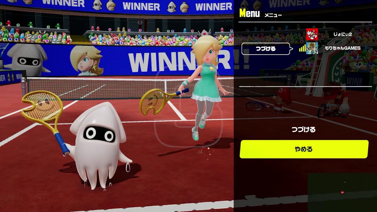 【マリオテニスフィーバー】う～ぺ～とマッチングしたい