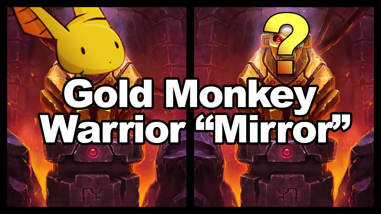 Gold Monkey Control Warrior Mirror w/ Something Missing