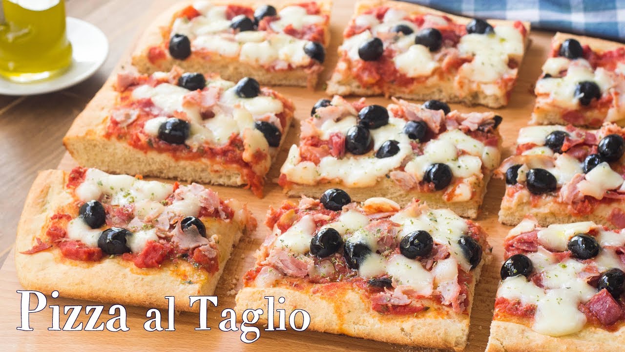 Pizza al Taglio Alta e Soffice Fatta in Casa | Ricetta Facile | 55Winston55