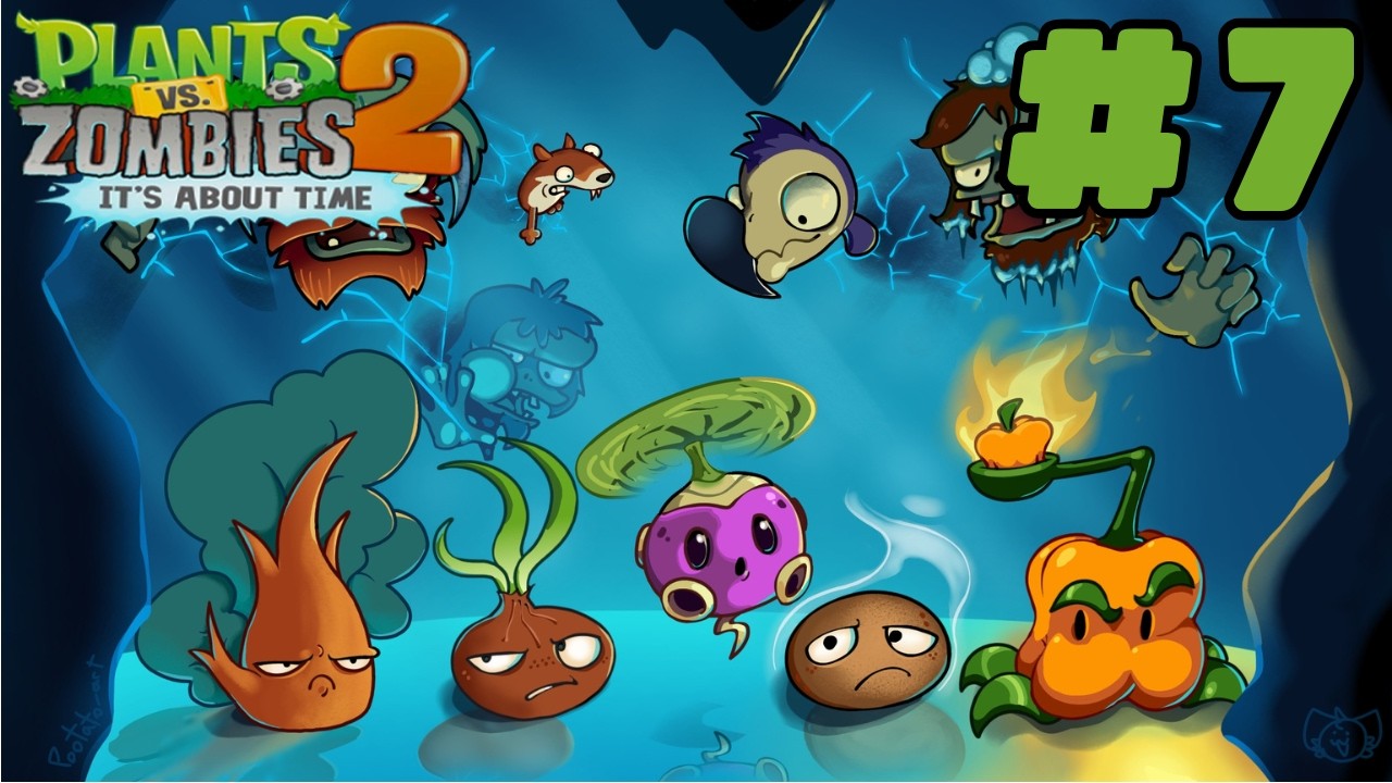 PARA ZOMBIE SUDAH SAMPAI DI ZAMAN ES PURBA!!! | Plants vs Zombies 2