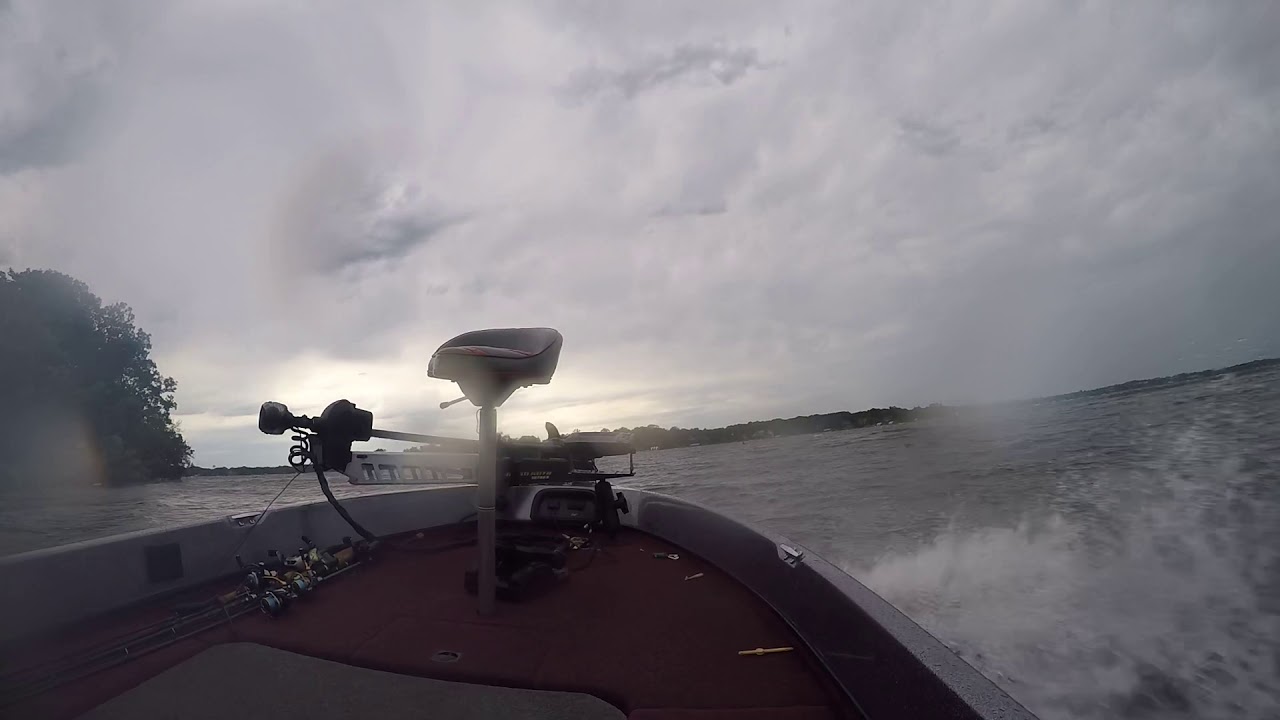 Wet and bumpy ride on Lake Minnetonka