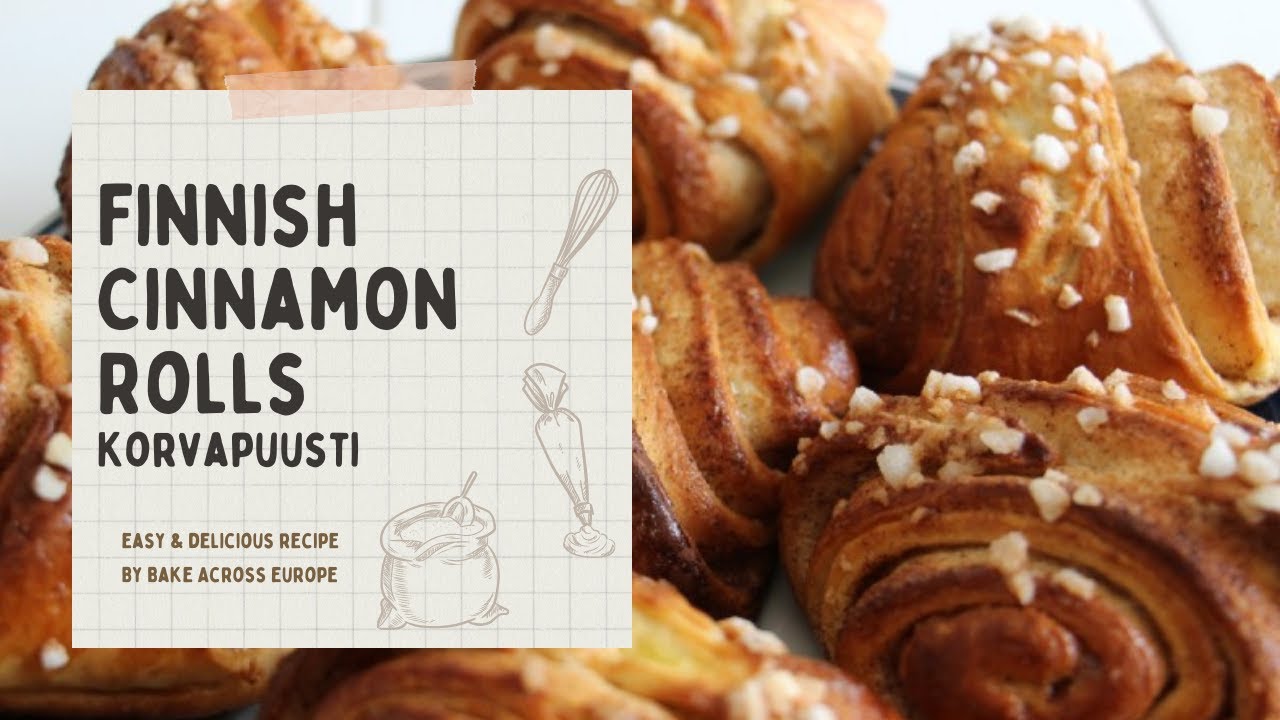 Finnish Cinnamon Rolls | Korvapuusti #cinnamonrolls