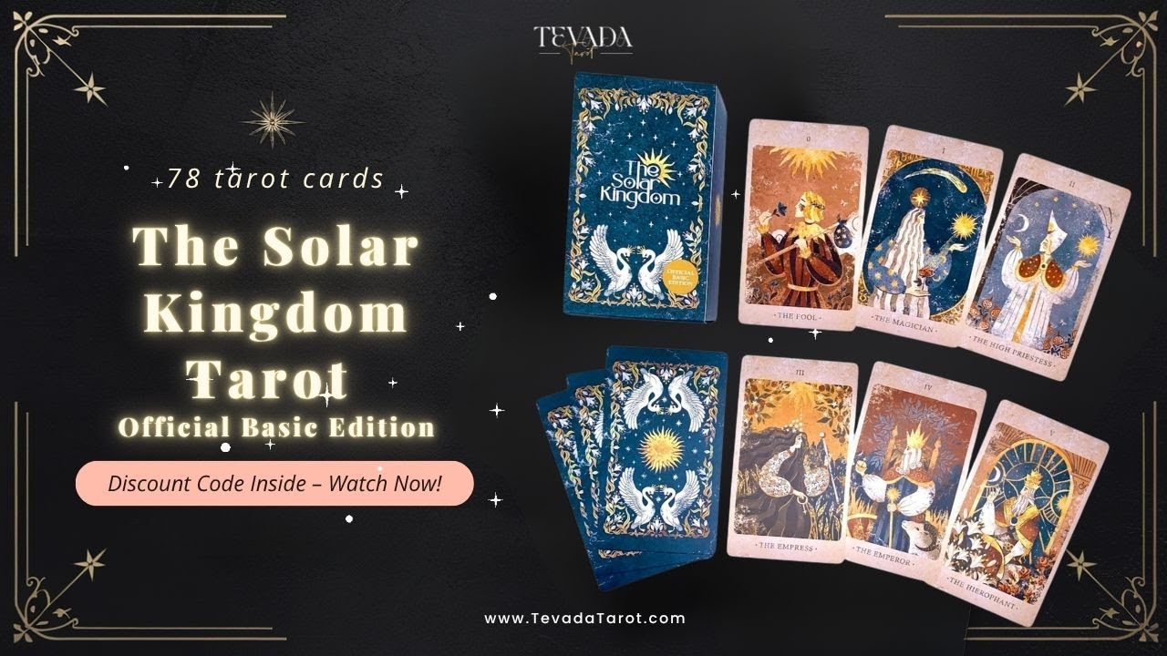 Flip Through - Solar Kingdom Tarot Official Basic Edition #celestialsounds