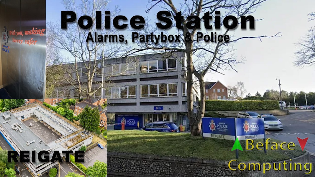Reigate Police Station (We set the alarms off!)