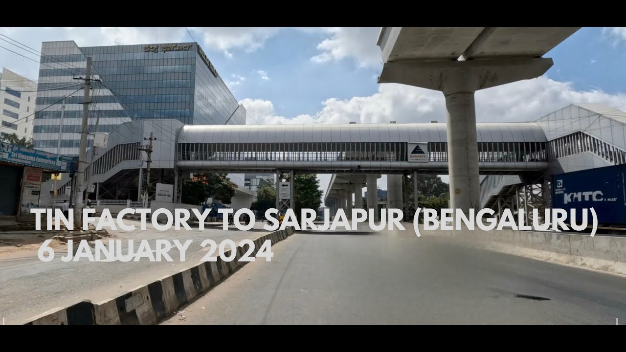 Bangalore Round Trip [Tin Factory to Sarjapur] | POV Bike | GoPro 4K | 06 Jan 2024