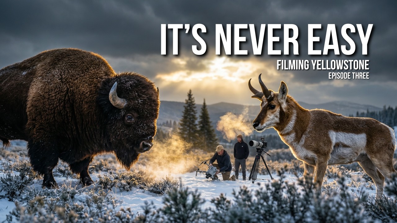 Bison, Pronghorn… and a Drone Disaster | Filming Yellowstone | Episode 3