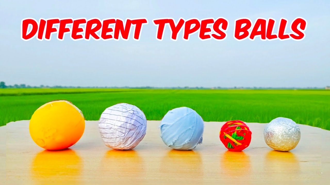 Different Types Balls || क्या ये अजीबोगरीबो Balls Jump कर पाएगी ?