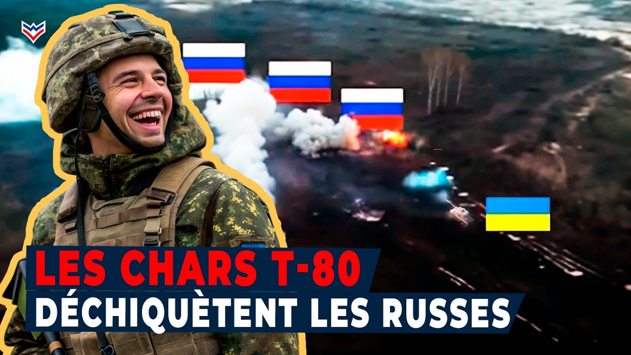 🔥 COMBAT EN TEMPS RÉEL: DES CHARS T-80 TROPHÉES DÉMOLISSENT LES POSITIONS RUSSES À BOUT PORTANT