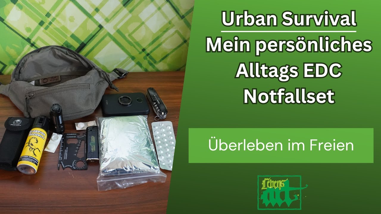 Mein Notfallset (EDC) f&uuml;r den urbanen Alltag | Every Day Carry, Survival Kit, Urban Survival