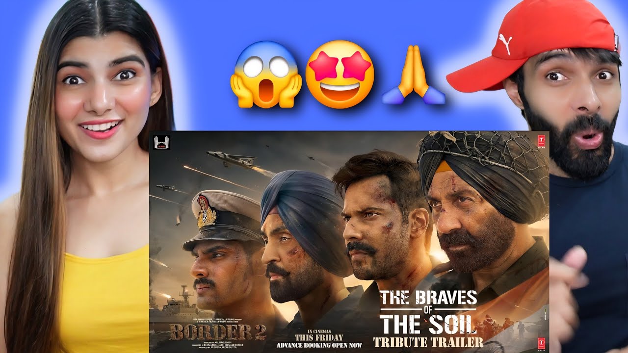 BORDER 2: #TheBravesOfTheSoil Tribute Trailer Reaction | Sunny Varun Diljit Ahan | Mithoon Sonu