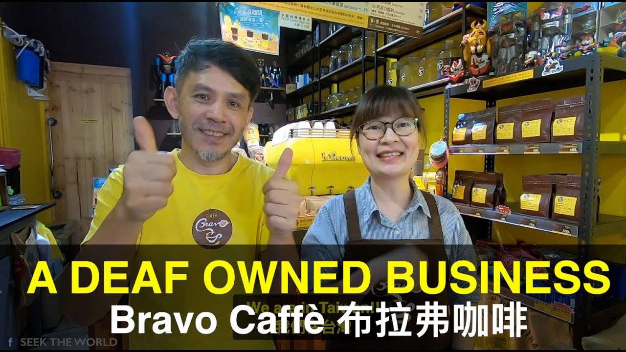 Deaf-Owned Business Coffee -Bravo Caffè 布拉弗咖啡