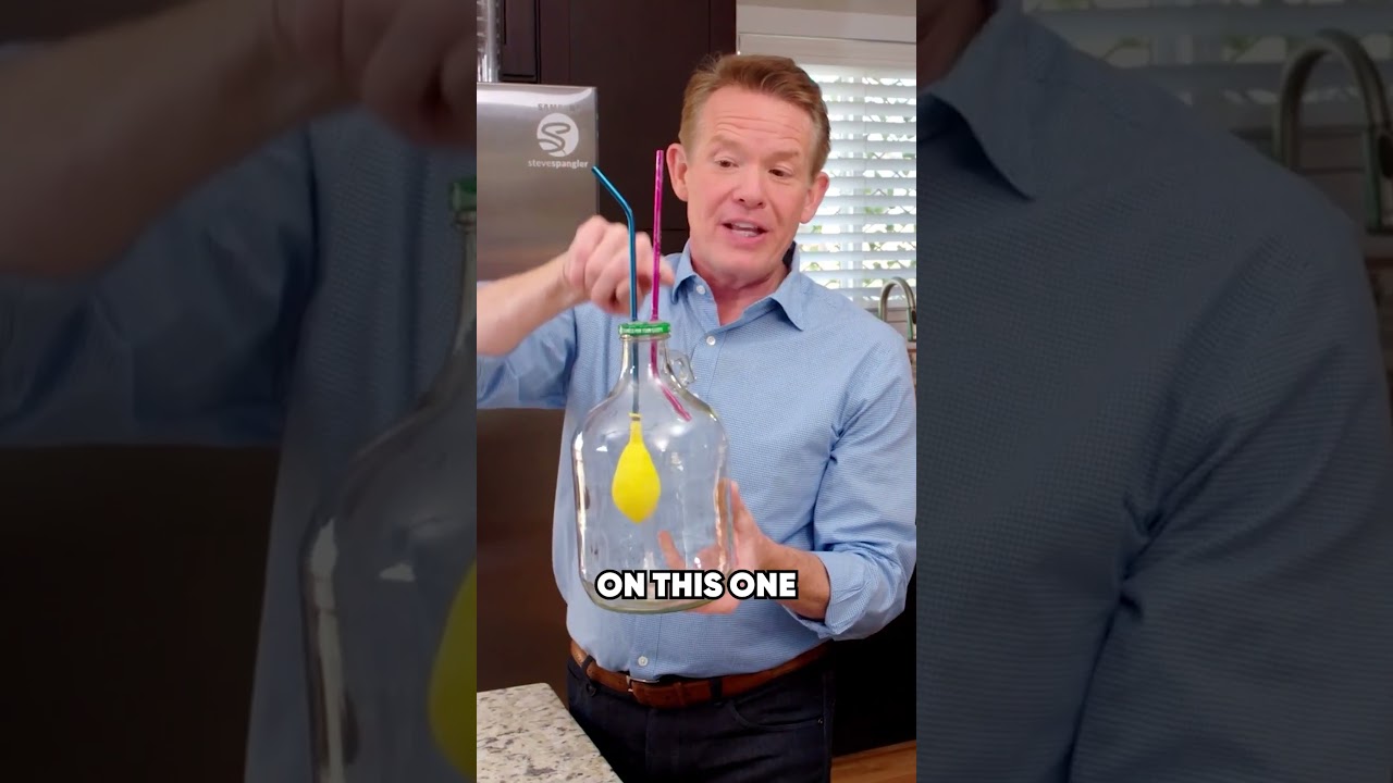 How Does The Balloon Blow Up From the Red Straw???