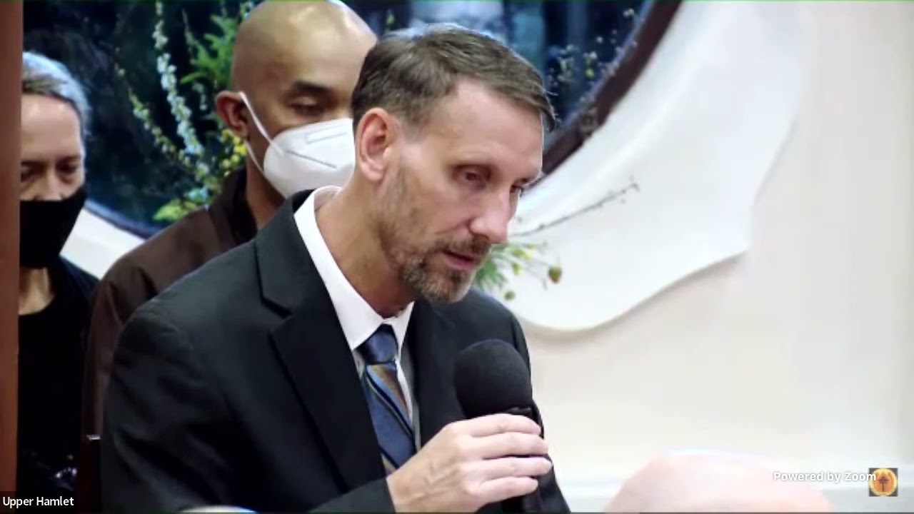 US Embassy Representative Tom Lyons' formal tribute to Thich Nhat Hanh | Huế, Vietnam | 2022 01 28