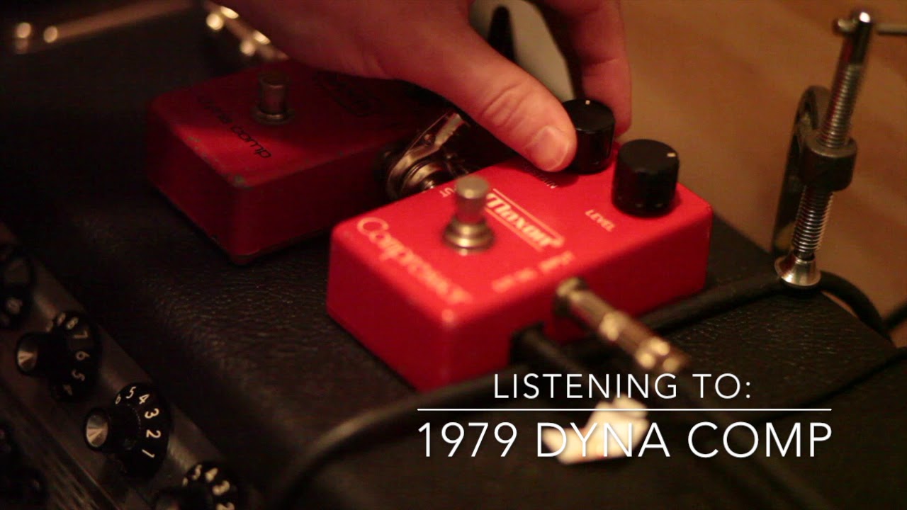 Vintage Shootout: Dyna Comp vs Maxon Compressor