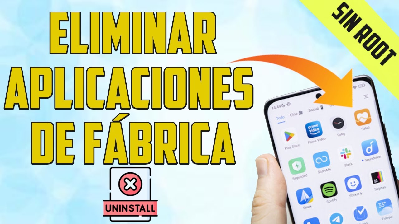 Cómo ELIMINAR aplicaciones de fábrica en Android - ¡SIN ROOT!