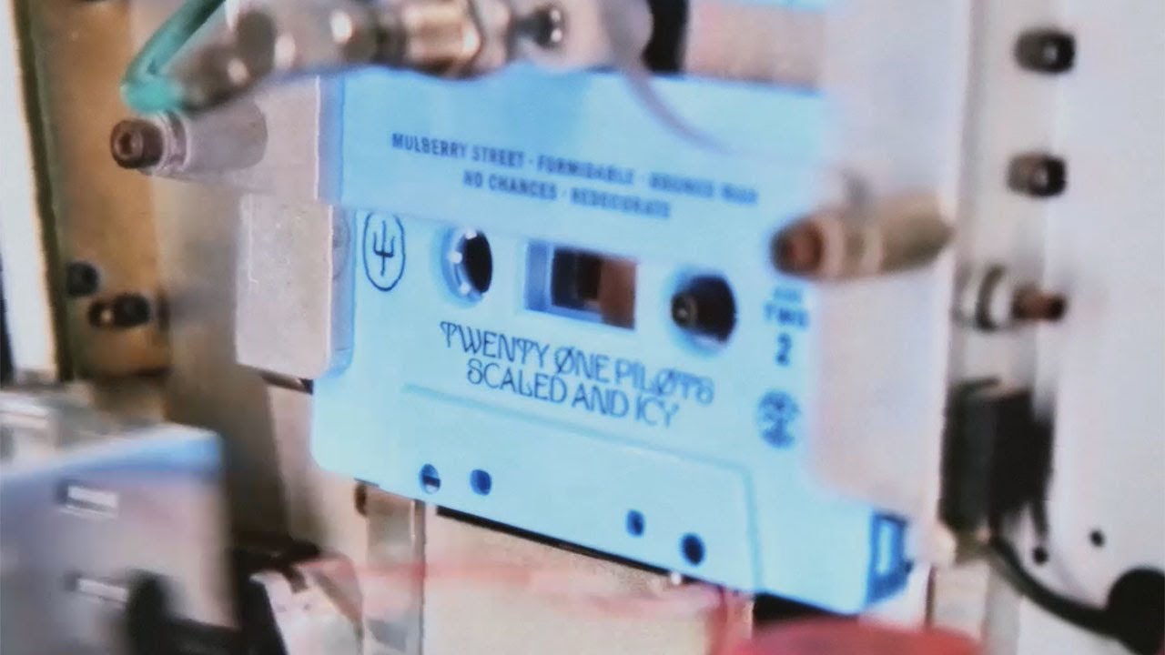 Cassette tape manufacture for the latest Twenty One Pilots 'Scaled and Icy' album