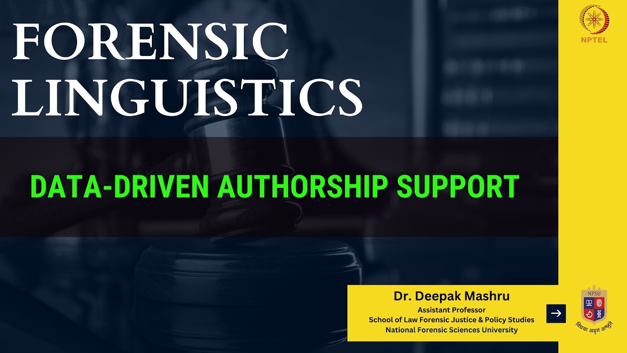 Data-Driven Authorship Support