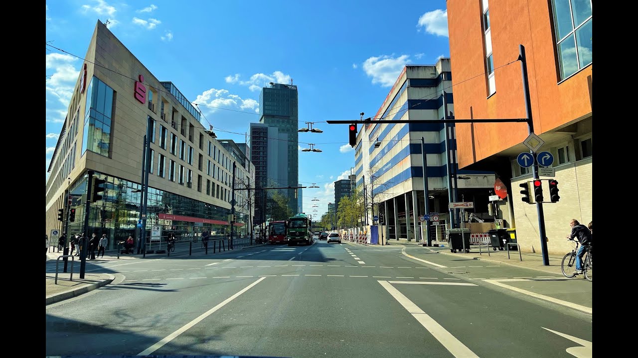 Driving in Offenbach, Germany - 4K Video - Driving Tour