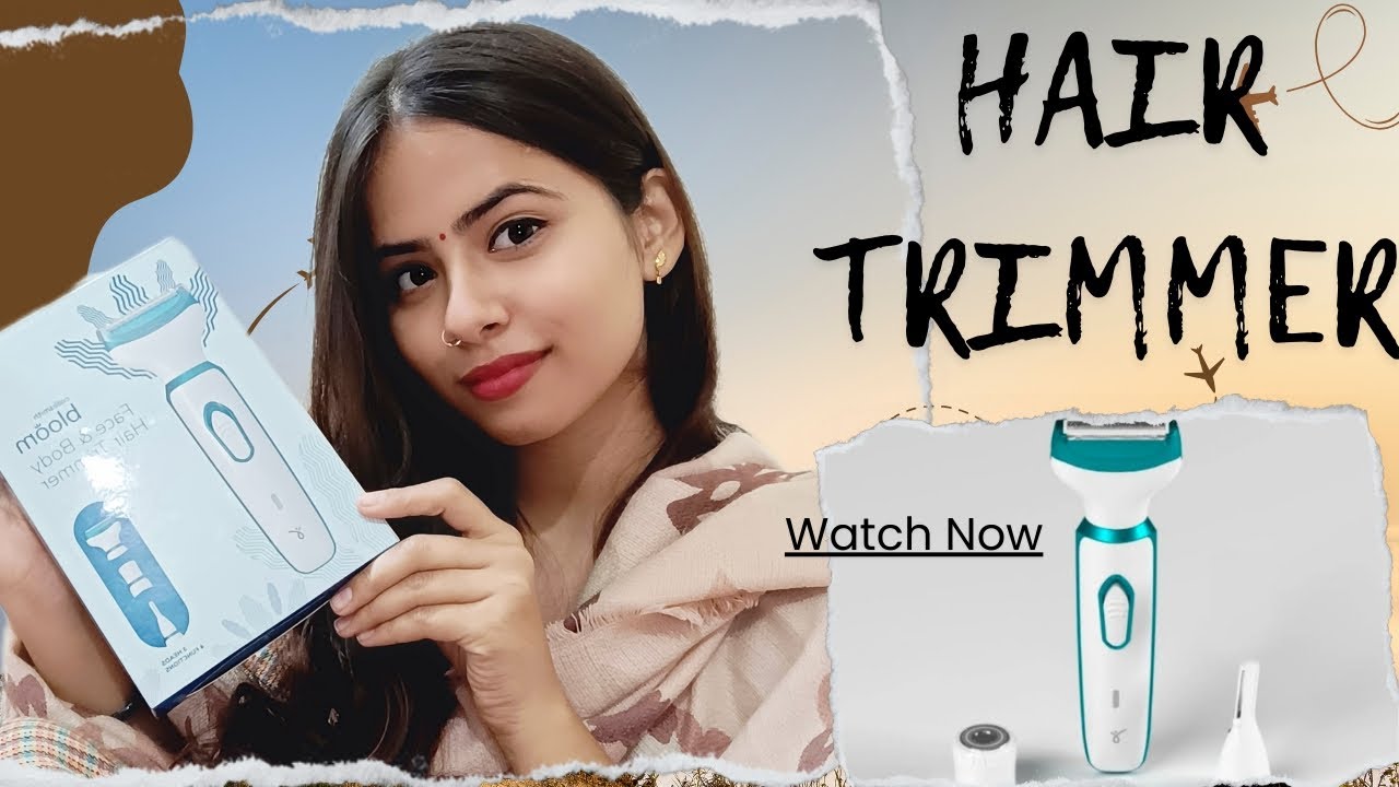 Ultimate 3-in-1 Hair Trimmer: Facial, Eyebrow, and Body Grooming Made Easy! #trimmer #women #hygiene