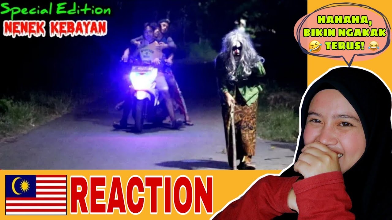 PRANK HANTU NENEK KEBAYAN! SERU DAN LUCU HAHAHA | MALAYSIAN🇲🇾REACTION